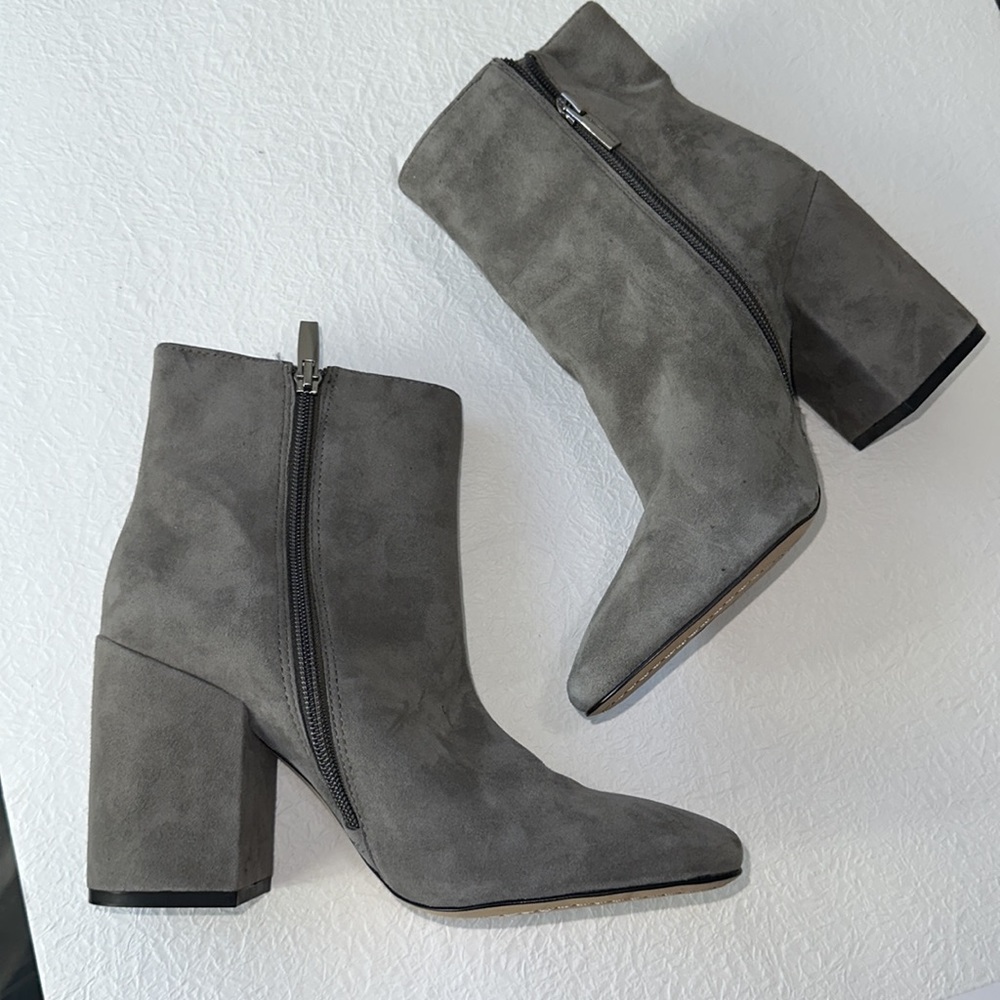 Vince Camuto Gray Suede Boots